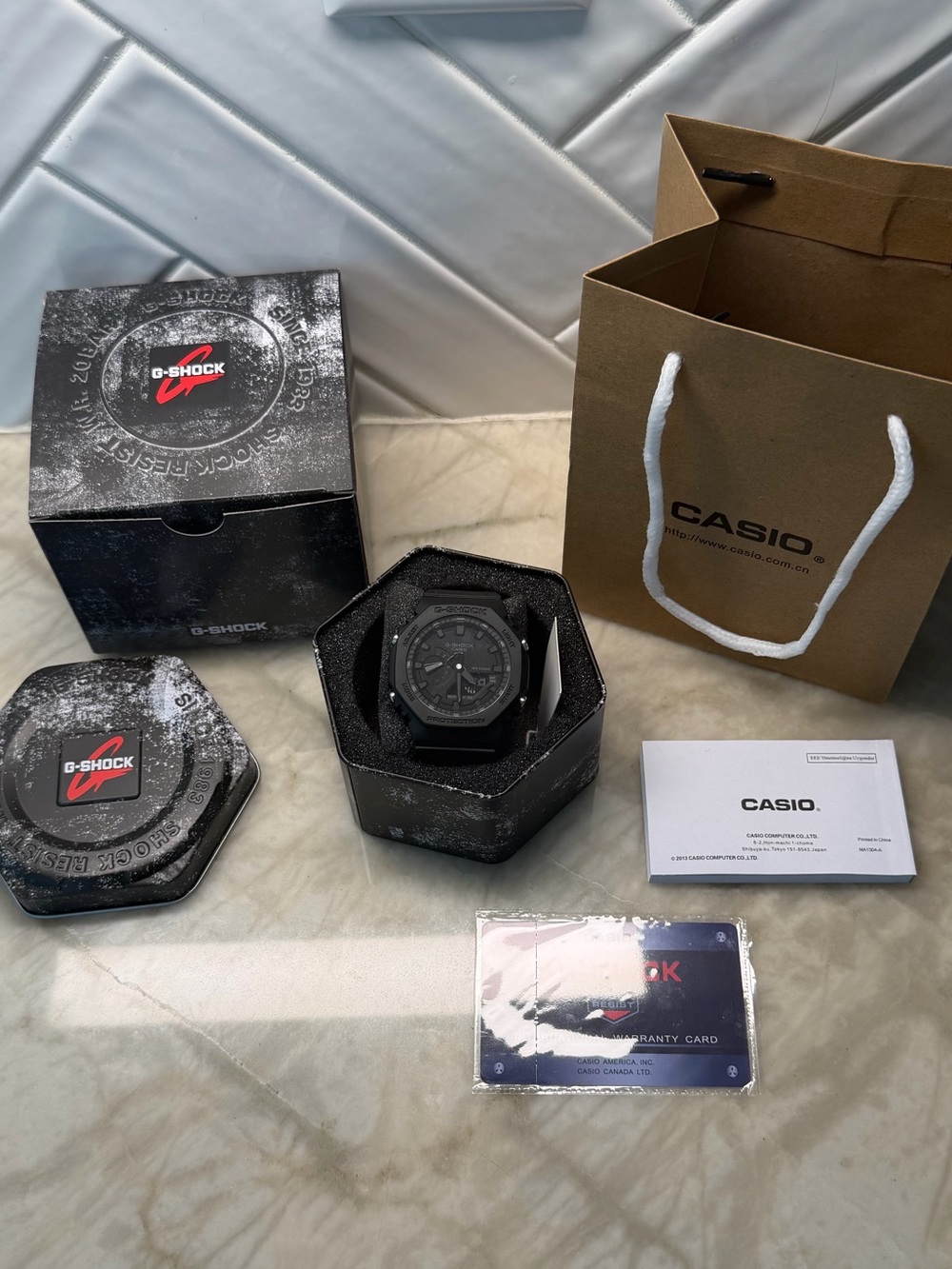 Casio Black G-Shock Men’s Analog-Digital Resin Watch